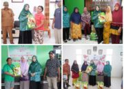 Rifa’ at Al Sa’ adah Bersama TP PKK Hal-Sel Bagikan Sembako Beras Sebanyak 2,12 Ton 
