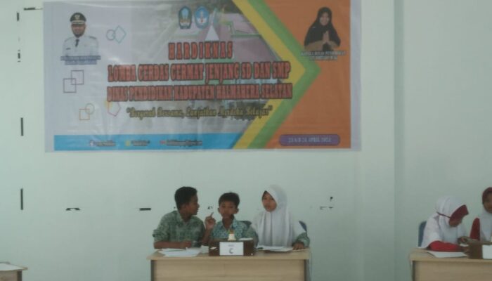 Sambut Hardiknas, Ratusan Murid SD dan SMP di Hal-Sel Unjuk Kemampuan.