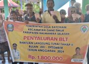 Desa Batonam Salurkan BLT Tahap II , 24 KK Terima Rp 1.800 Ribu