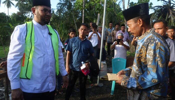 Bupati Basam Bebaskan Lahan Mesjid Al Istaghfar Warga Wayatim Ucap Syukur .