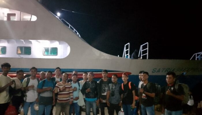 20 Warga Desa Tawa Ikut Pelatihan Satpam Di Polda Malut.