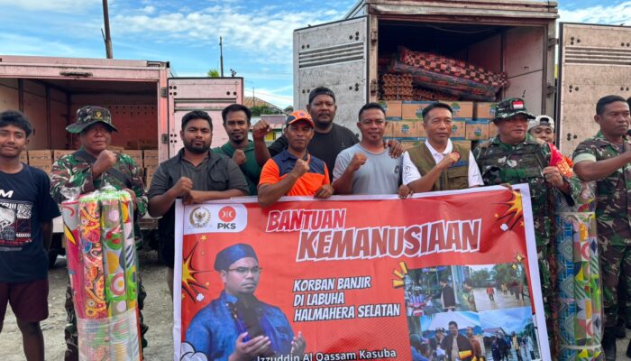 Dua Mobil Penuh Bantuan Dari Anggota DPR-RI Di Salurkan Jaringan Relawan Al Qosam