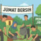 Jumat Bersih Jadi Agenda Tetap, Pemdes Jibubu Bangun Budaya Hidup Sehat.