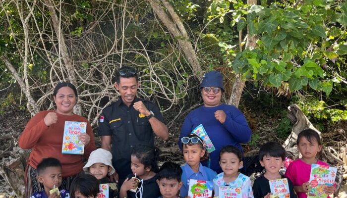 Belajar Sambil Bermain, Anak PAUD Air Mangga Ikuti Kelas di Alam Bebas