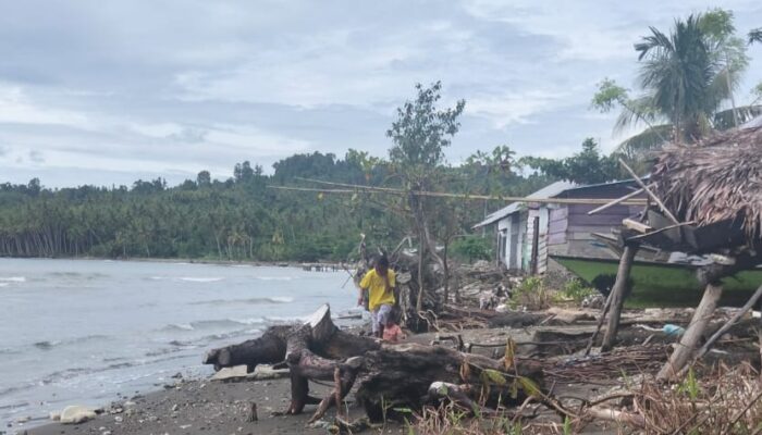 Soal Kerusakan Pesisir Jibubu Kades: Suda Terjadi Sejak 2019.