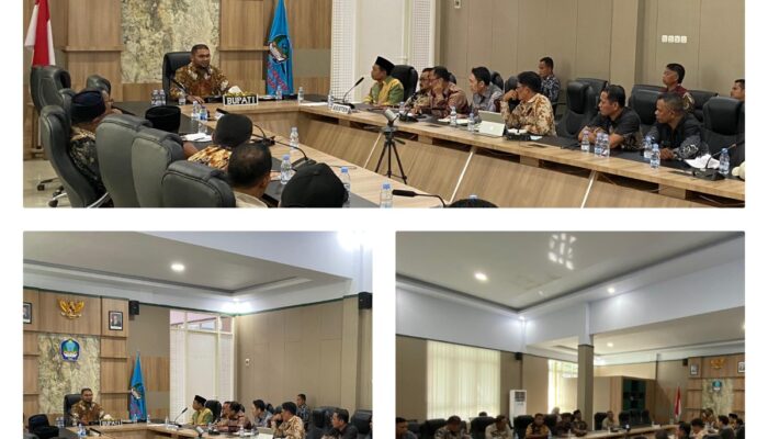 Bupati Bassam Pimpin Rapat Penguatan Sistem Pengelolaan Sampah Berbasis Kolaborasi Desa