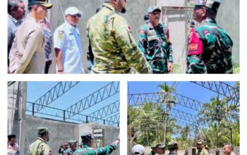 Bupati Bassam Didampingi Dandim dan Kapolres Tinjau Pembangunan Koperasi Merah Putih di Lalubi