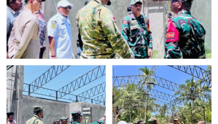 Bupati Bassam Didampingi Dandim dan Kapolres Tinjau Pembangunan Koperasi Merah Putih di Lalubi