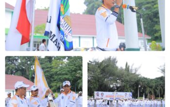 Wabup Helmi Umar Muchsin Lepas Pasukan Olahraga Saruma Menuju Porprov V Maluku Utara