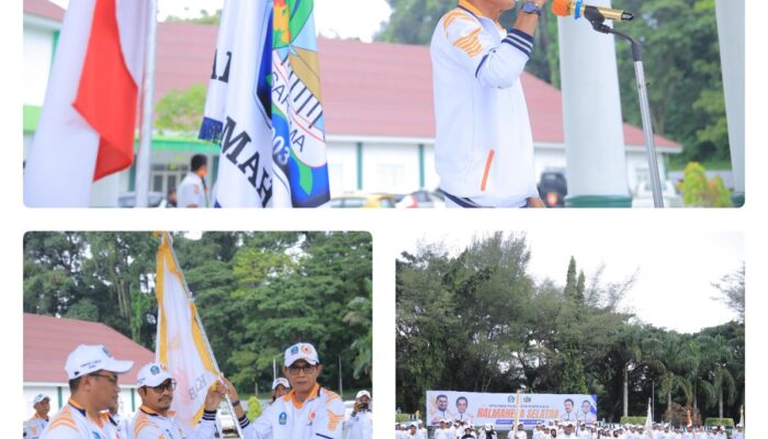 Wabup Helmi Umar Muchsin Lepas Pasukan Olahraga Saruma Menuju Porprov V Maluku Utara