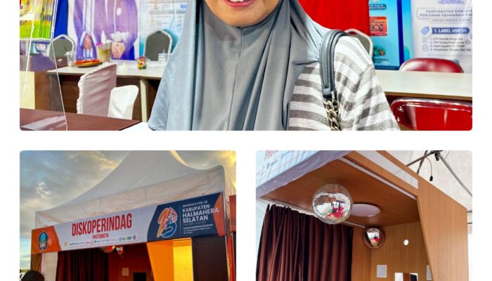 Diskoperindag Hadirkan Photobooth Gratis di HUT ke-23 Halsel, Jadi Spot Favorit Generasi Z