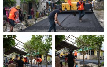 Dari Laromabati hingga Desa Bajo, Pemkab Halsel Kebut Pembangunan Jalan Hotmix di Zona II Makian-Kayoa