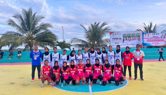 Halsel ke Final! Tim Basket Putri Tampil Superior Usai Bekuk Kota Tidore