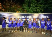 Bupati Bassam Beri Dukungan, SARUMA SELECTION Buka Piala Gubernur Bola Basket Dengan Kemenangan