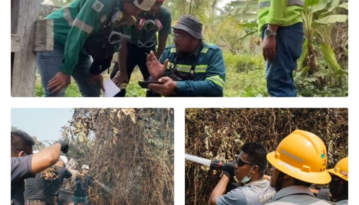 Warga Kawasi Bersatu Tangani Karhutla melalui Tim Siaga Bencana Desa