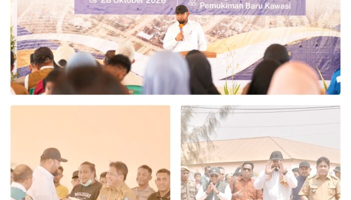 Resmikan Eco Village Kawasi, Bupati Bassam Tegaskan Industri Harus Sejahterakan Masyarakat Lokal